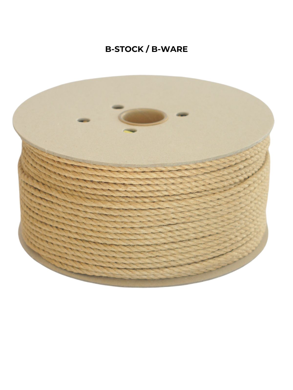 B-STOCK RAW Jute rope on spool for Shibari and Kinbaku bondage, ~3kg, Japanese-made, JBO-free, unprocessed