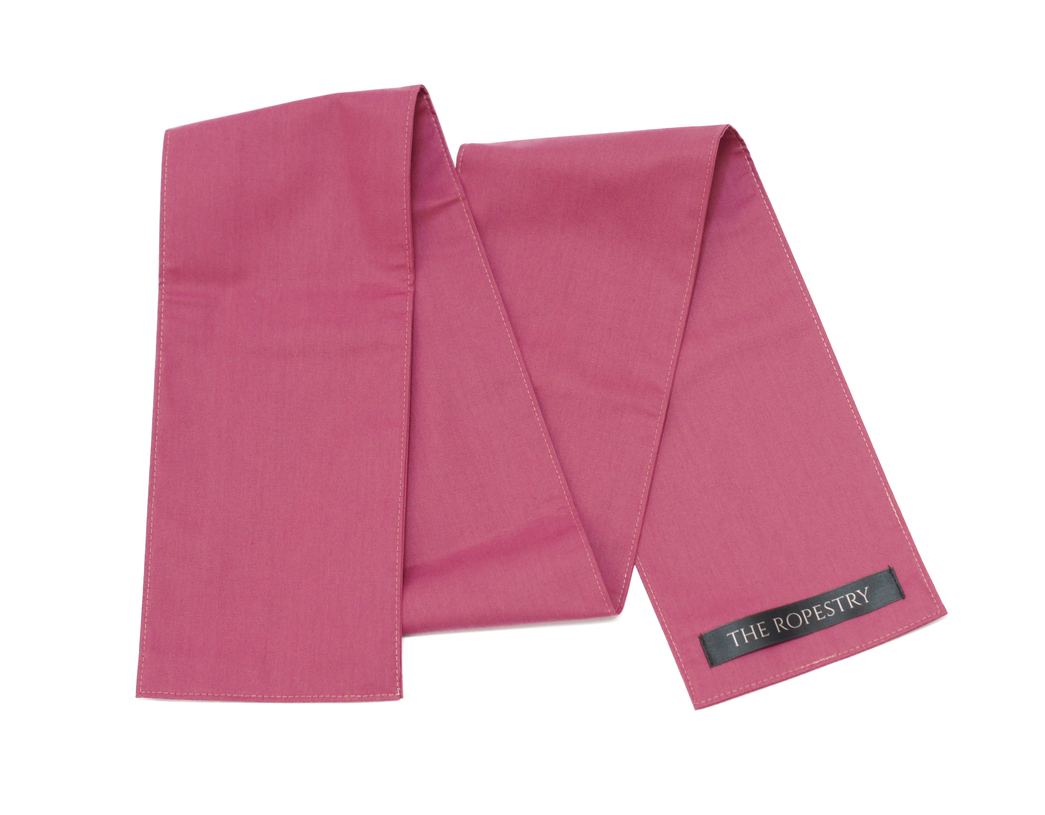 Cotton Poplin Blindfold – Unisex Shibari Accessory 43" (110 cm), Solid Color