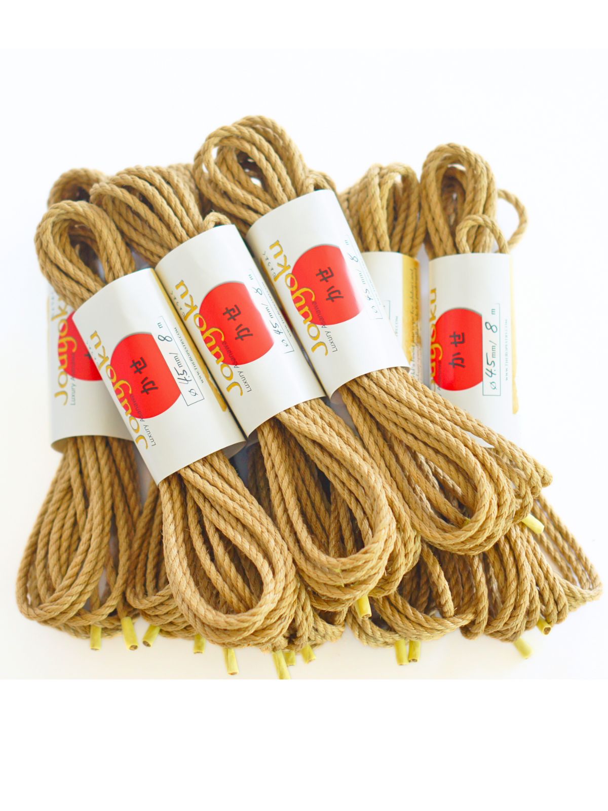 ø 4.5mm JOUYOKU ready-to-use jute rope for Shibari, Kinbaku bondage, various lengths and sets