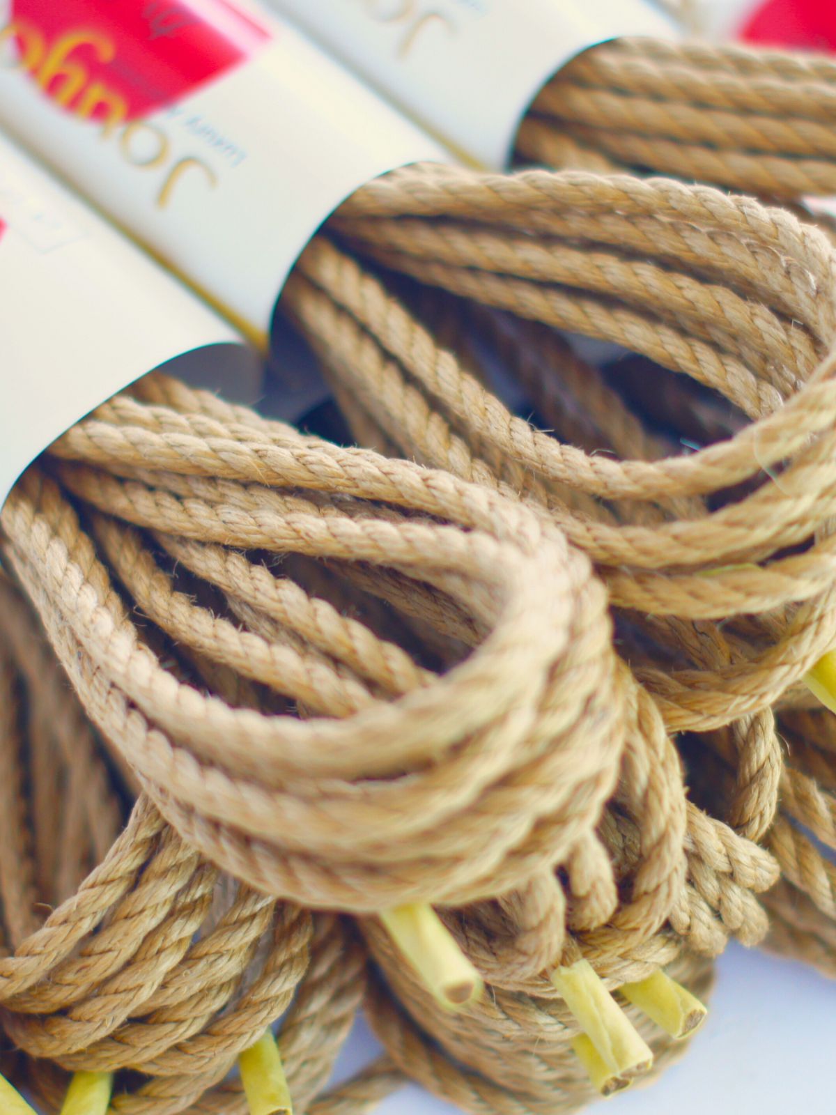 ø 4.5mm JOUYOKU ready-to-use jute rope for Shibari, Kinbaku bondage, various lengths and sets