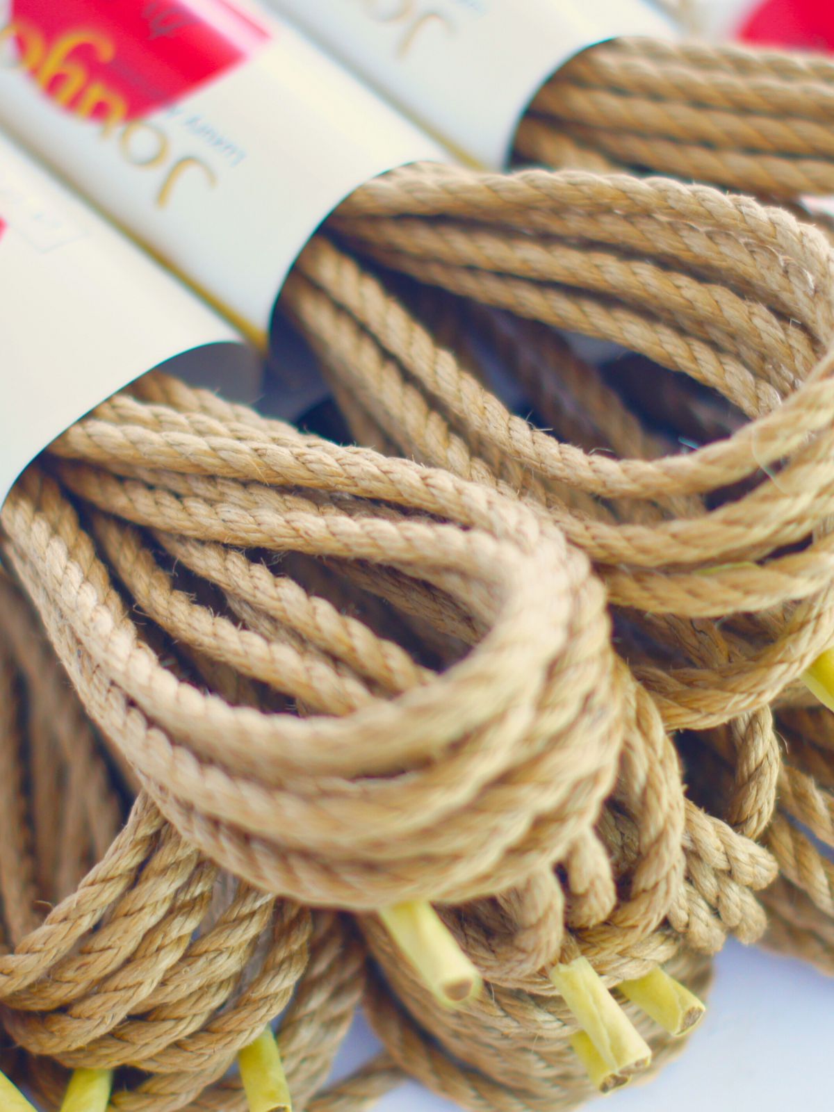 ø 4.5mm JOUYOKU ready-to-use jute rope for Shibari, Kinbaku bondage, various lengths and sets ø 4.5mm JOUYOKU ready-to-use jute rope for Shibari, Kinbaku bondage, various lengths and sets