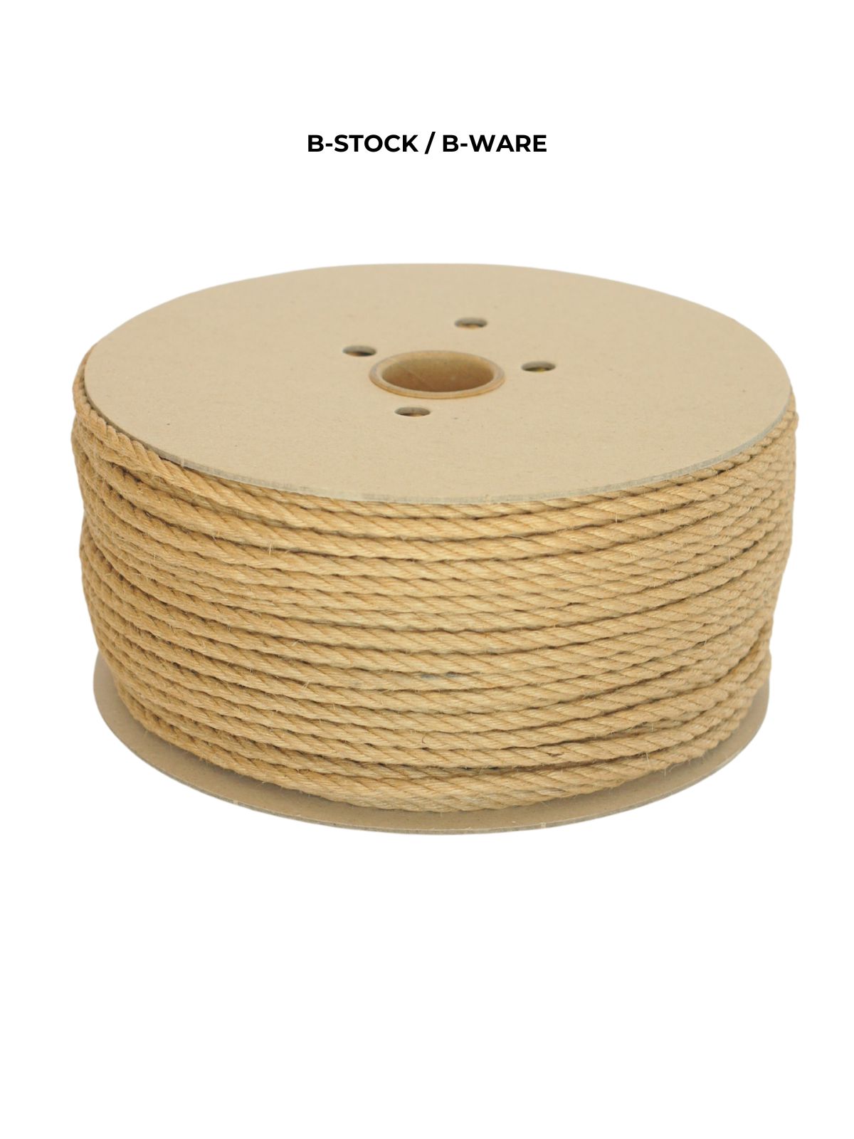 B-STOCK RAW Jute rope on spool for Shibari and Kinbaku bondage, ~3kg, Japanese-made, JBO-free, unprocessed