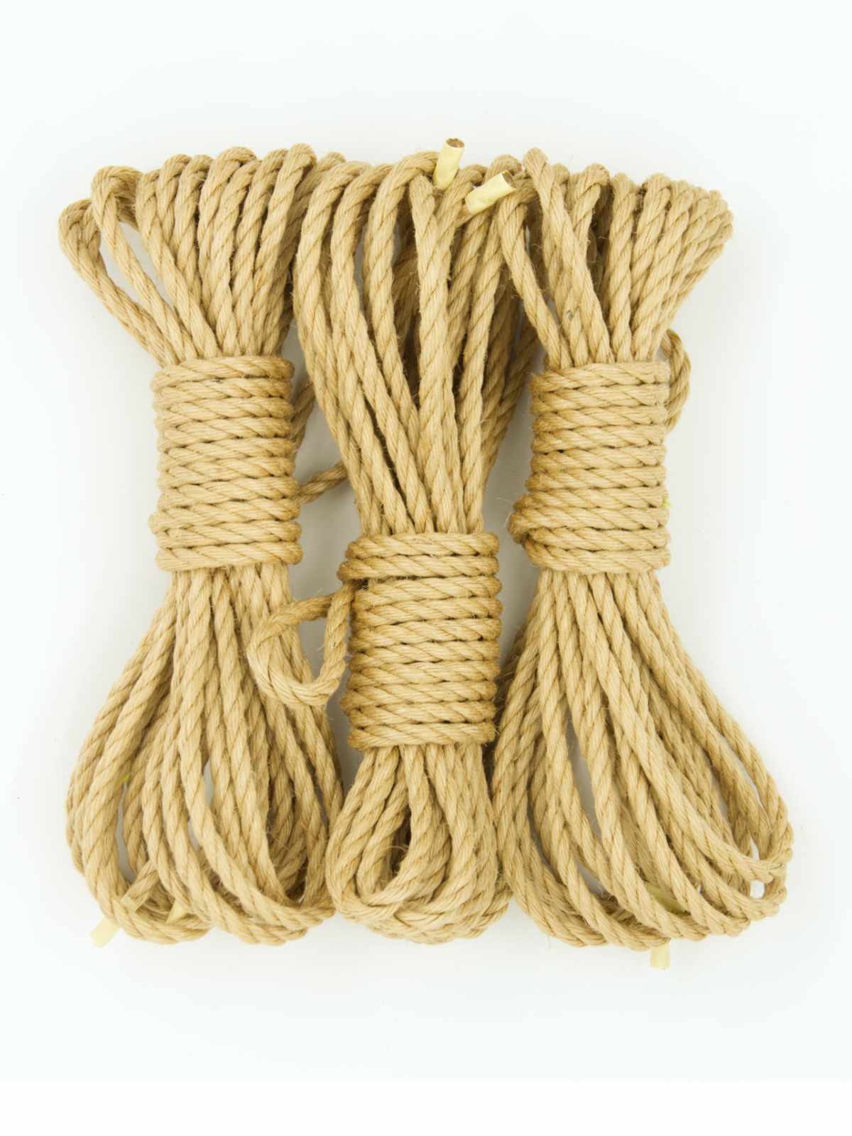 ø 6mm RAW Jouyoku jute rope for Shibari, Kinbaku bondage, various lengths