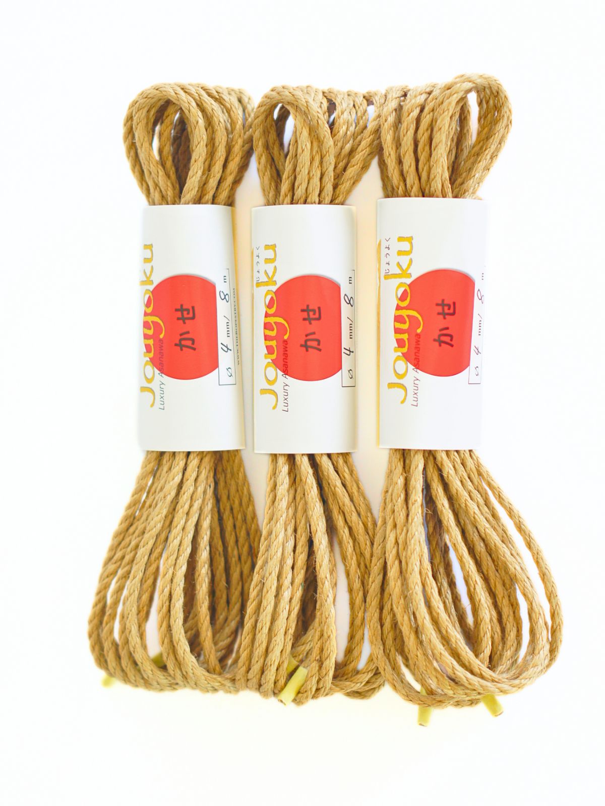 ø 4mm JOUYOKU ready-to-use jute rope for Shibari, Kinbaku bondage, various lengths and sets