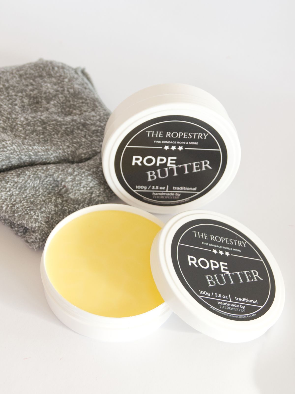 Rope butter for the care and conditioning of natural jute ropes, traditional proven recipe
