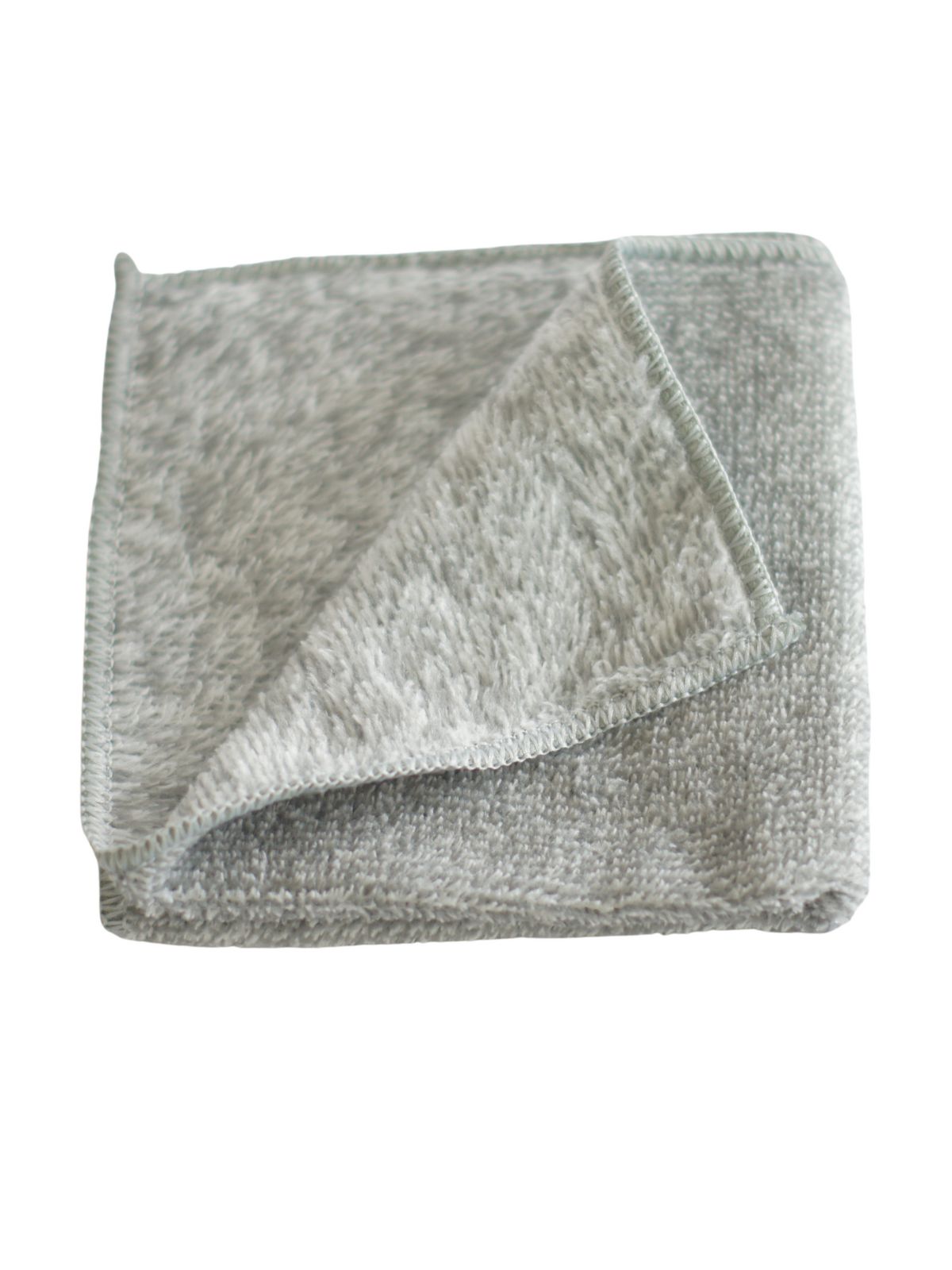 Microfiber cloth for the care and maintenance of jute ropes, grey, 28x28cm, lint-free
