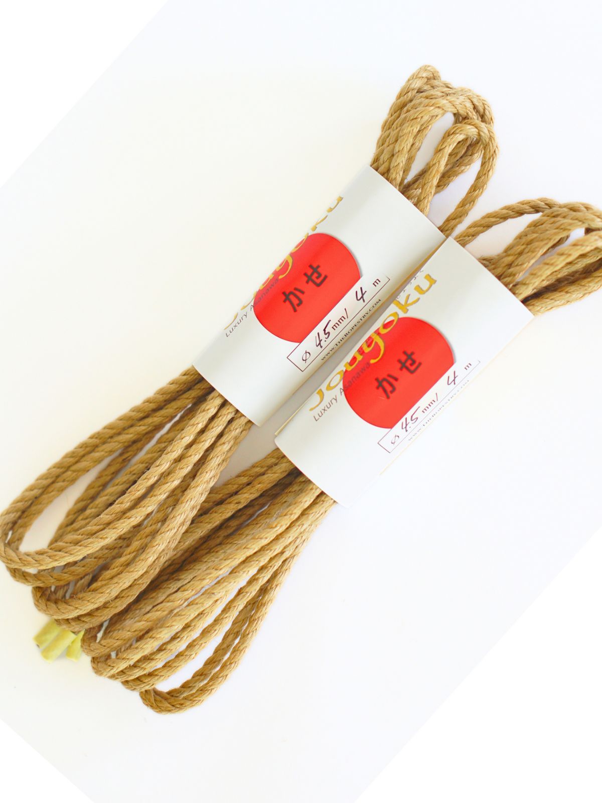 ø 4.5mm JOUYOKU ready-to-use jute rope for Shibari, Kinbaku bondage, various lengths and sets