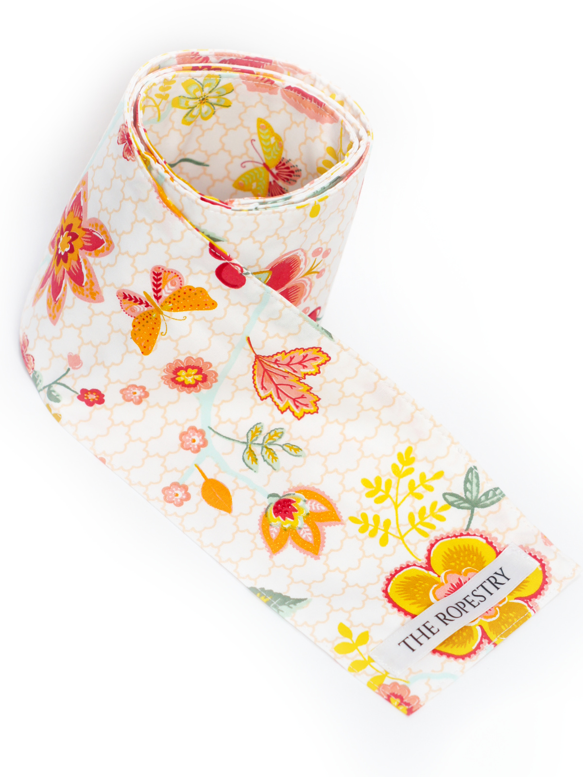 Blindfold "Flowers & Birds", 4-ply, 100% cotton