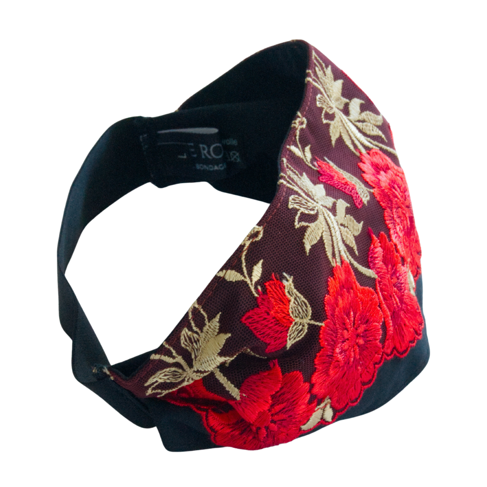 Blindfold "Rosea" with delicate lace – for Shibari & Sensory Play, Meditation Mask | Exclusive Design by TheRopestry