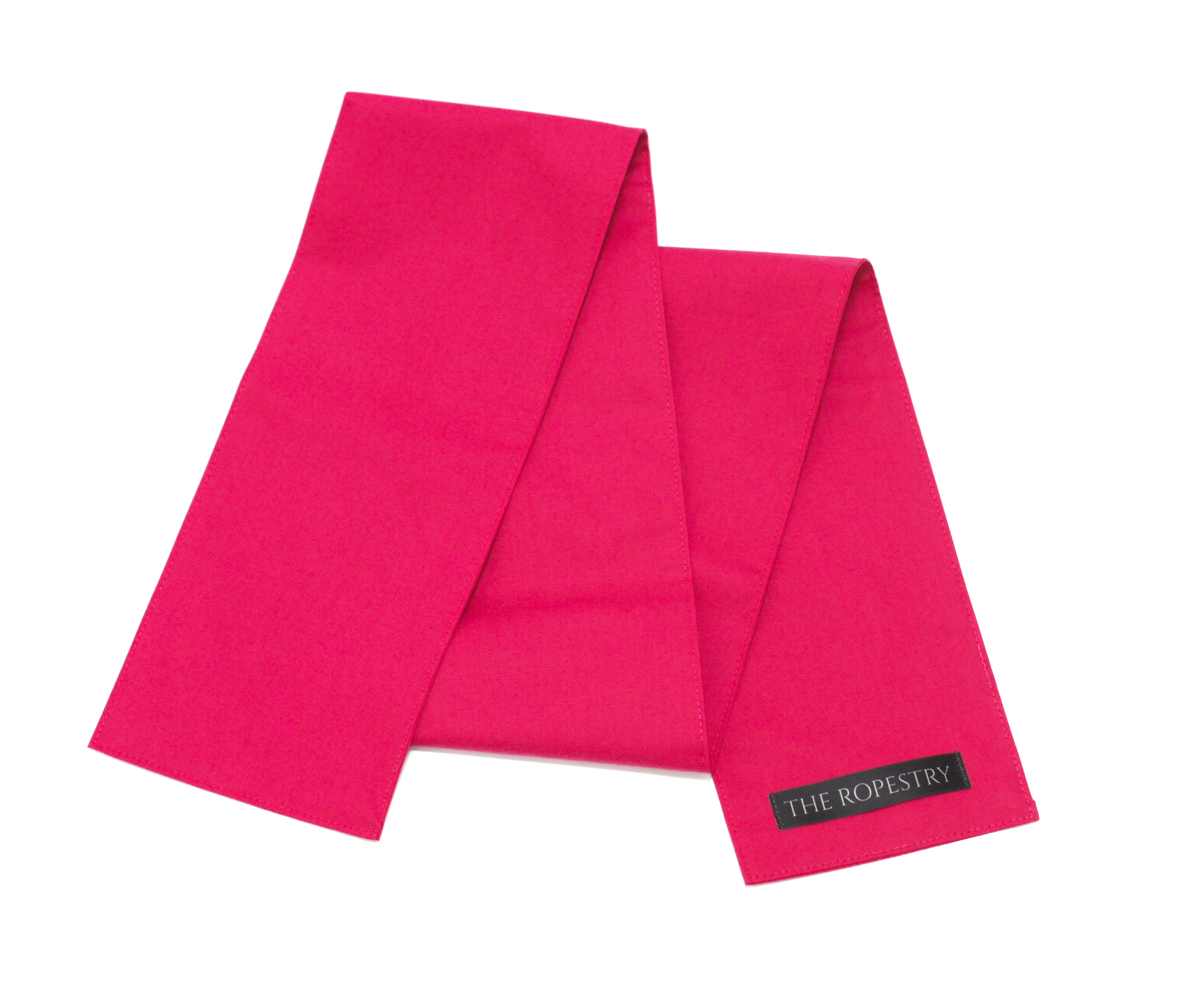 Cotton Poplin Blindfold – Unisex Shibari Accessory 43" (110 cm), Solid Color