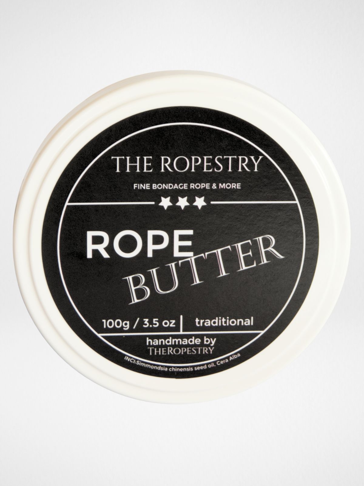 Rope butter for the care and conditioning of natural jute ropes, traditional proven recipe