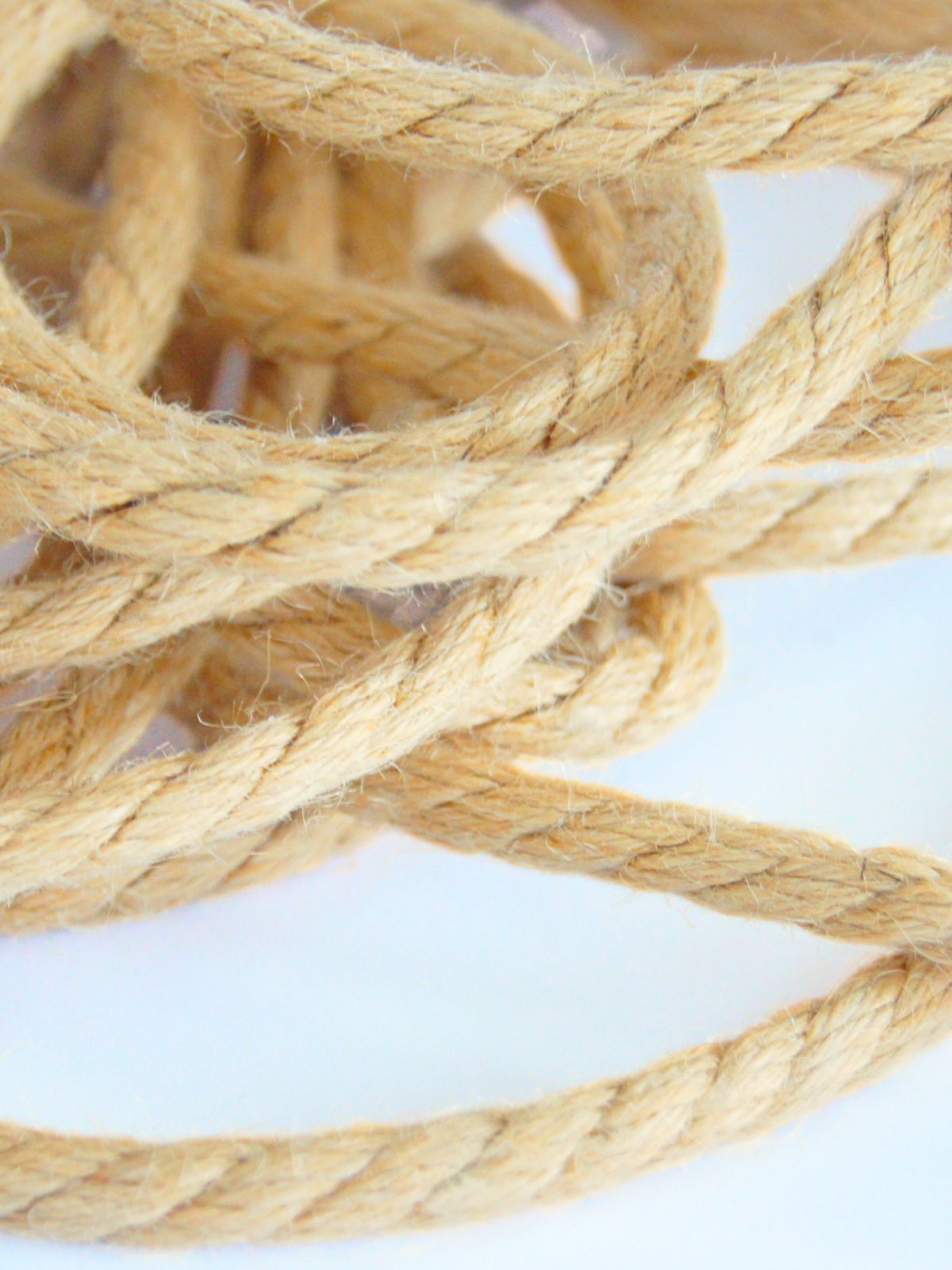 ø 6mm Mitsuki jute rope for Shibari, Kinbaku bondage, untreated, chemical free, soft, loose-lay