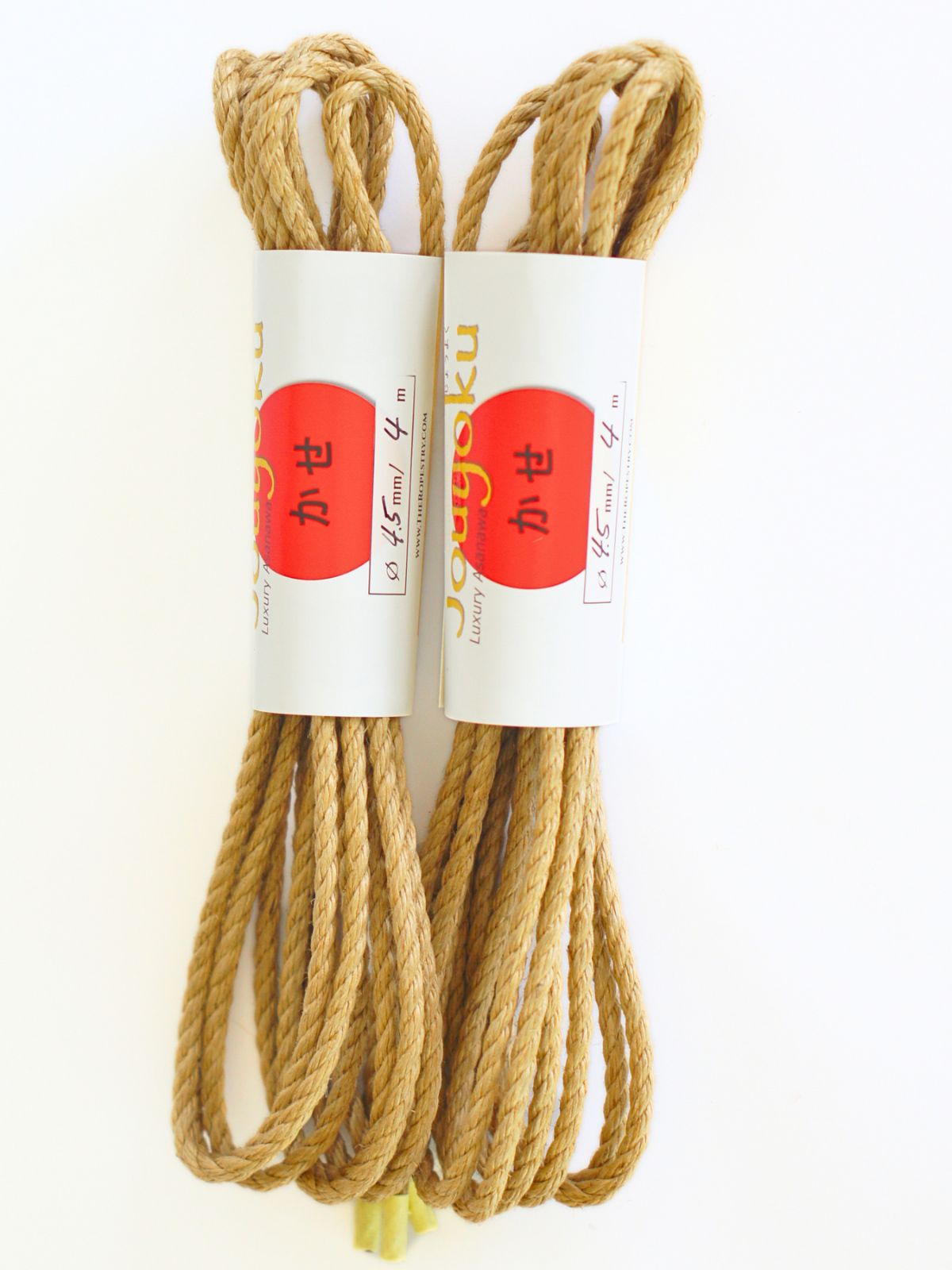 ø 4.5mm JOUYOKU ready-to-use jute rope for Shibari, Kinbaku bondage, various lengths and sets ø 4.5mm JOUYOKU ready-to-use jute rope for Shibari, Kinbaku bondage, various lengths and sets