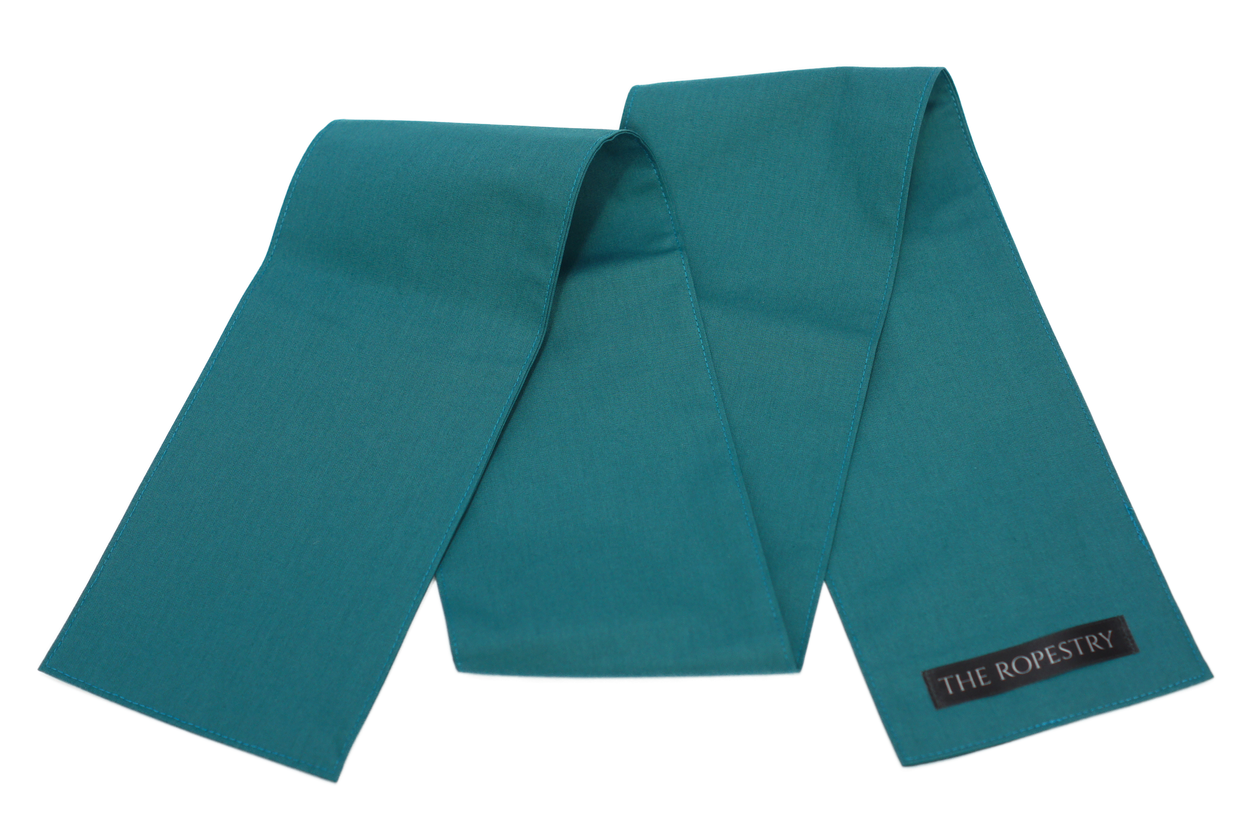 Cotton Poplin Blindfold – Unisex Shibari Accessory 43" (110 cm), Solid Color