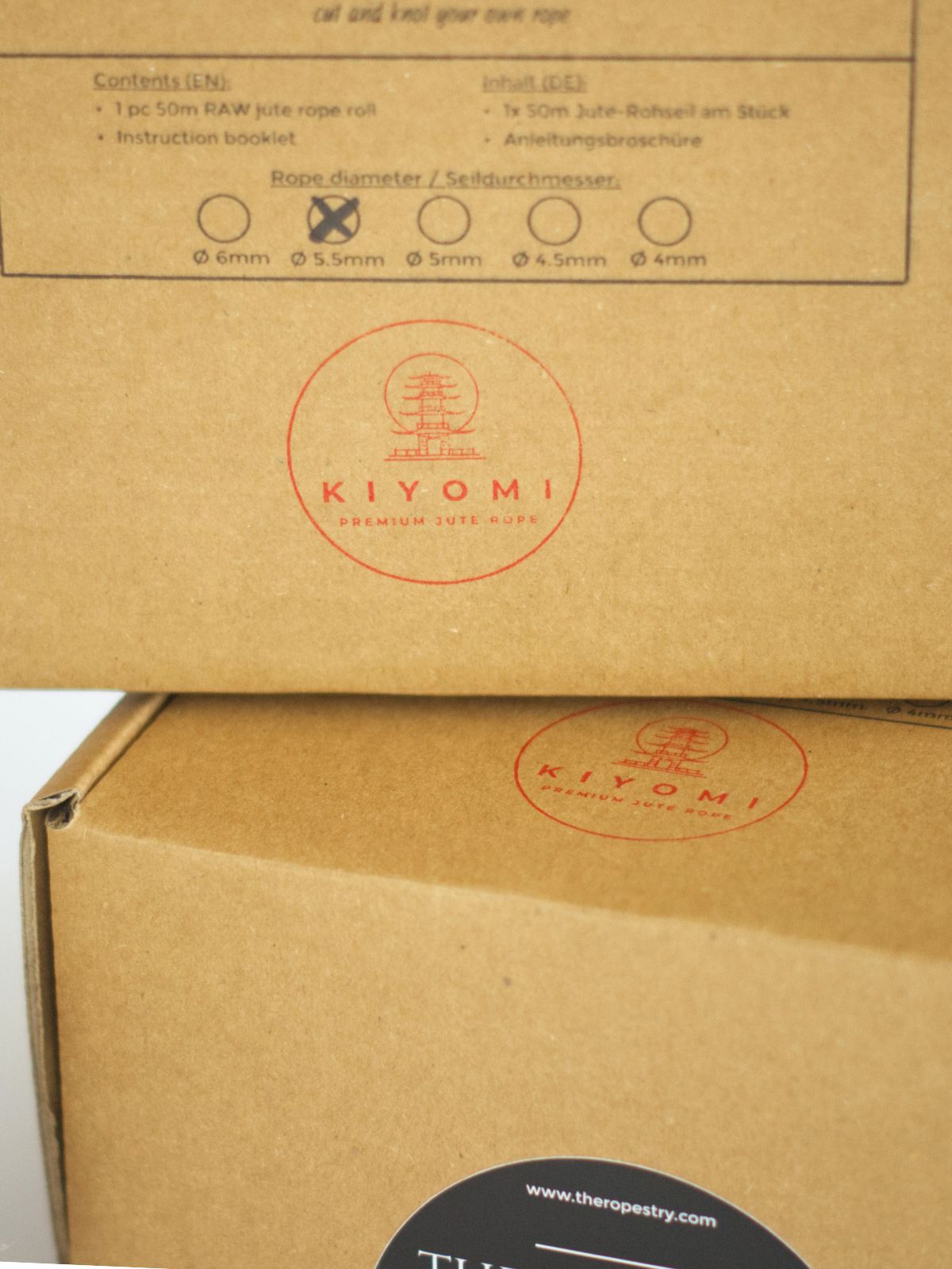 KIYOMI SINGLE RAW ROLL - 50m raw jute rope for bondage, Shibari and Kinbaku, cut and knot your own ropes