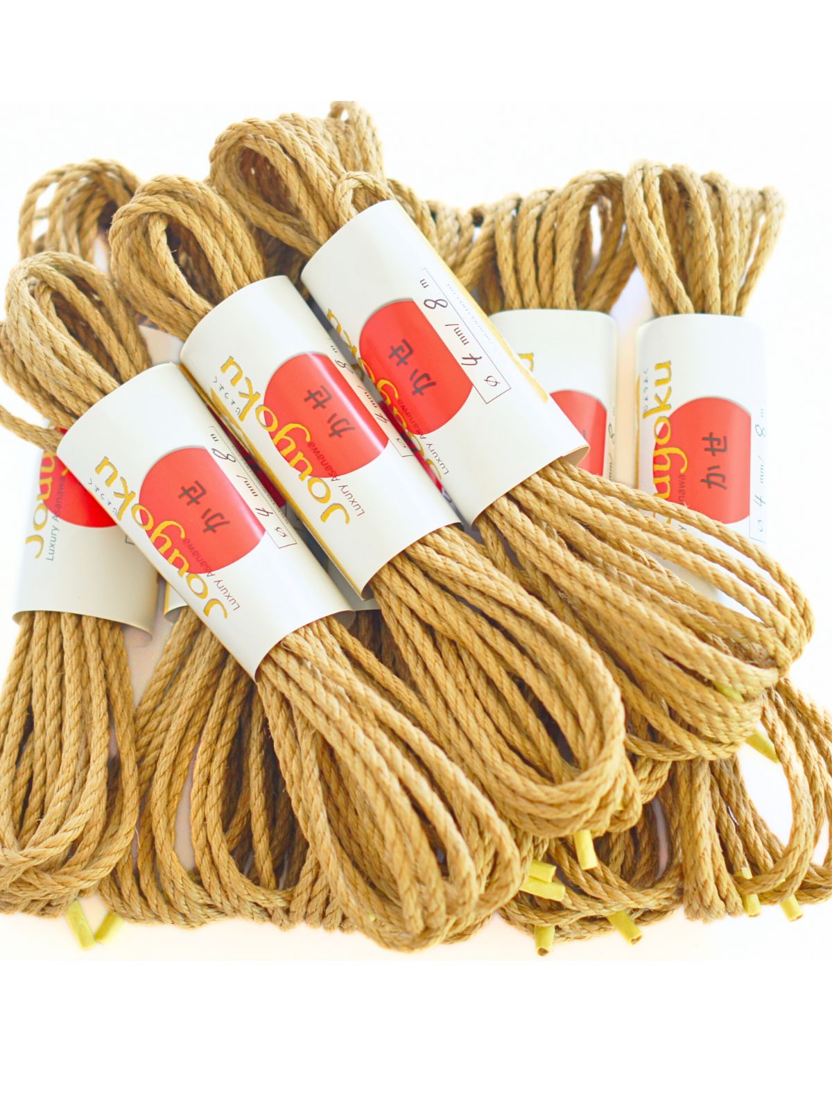 ø 4mm JOUYOKU ready-to-use jute rope for Shibari, Kinbaku bondage, various lengths and sets