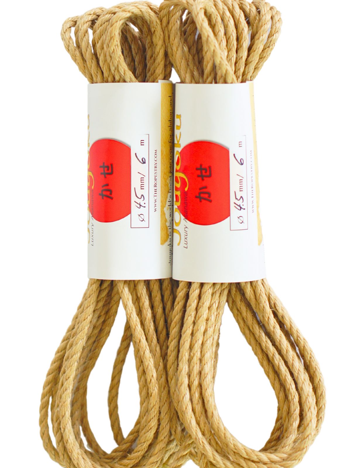 ø 4.5mm JOUYOKU ready-to-use jute rope for Shibari, Kinbaku bondage, various lengths and sets