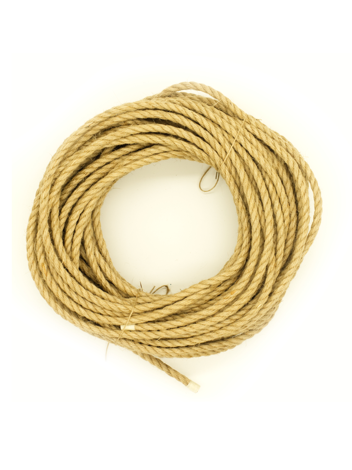 100m, ∅ 6mm raw jute rope, AMATSUNAWA 33, JBO-free, for DIY processing