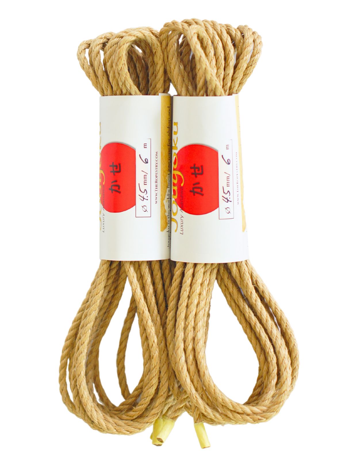 ø 4.5mm JOUYOKU ready-to-use jute rope for Shibari, Kinbaku bondage, various lengths and sets