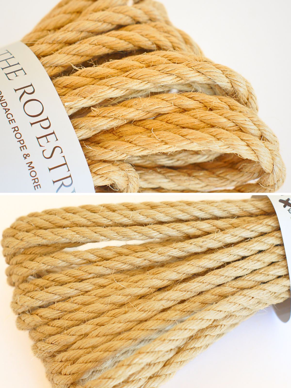 ø 5.5 mm KIYOMI strong single-ply Z-twist medium-lay jute rope for Shibari & Kinbaku applications, untreated, durable & versatile, JBO-free  ø 5.5 mm KIYOMI strong single-ply Z-twist medium-lay jute rope for Shibari & Kinbaku applications, untreated, durable & versatile, JBO-free