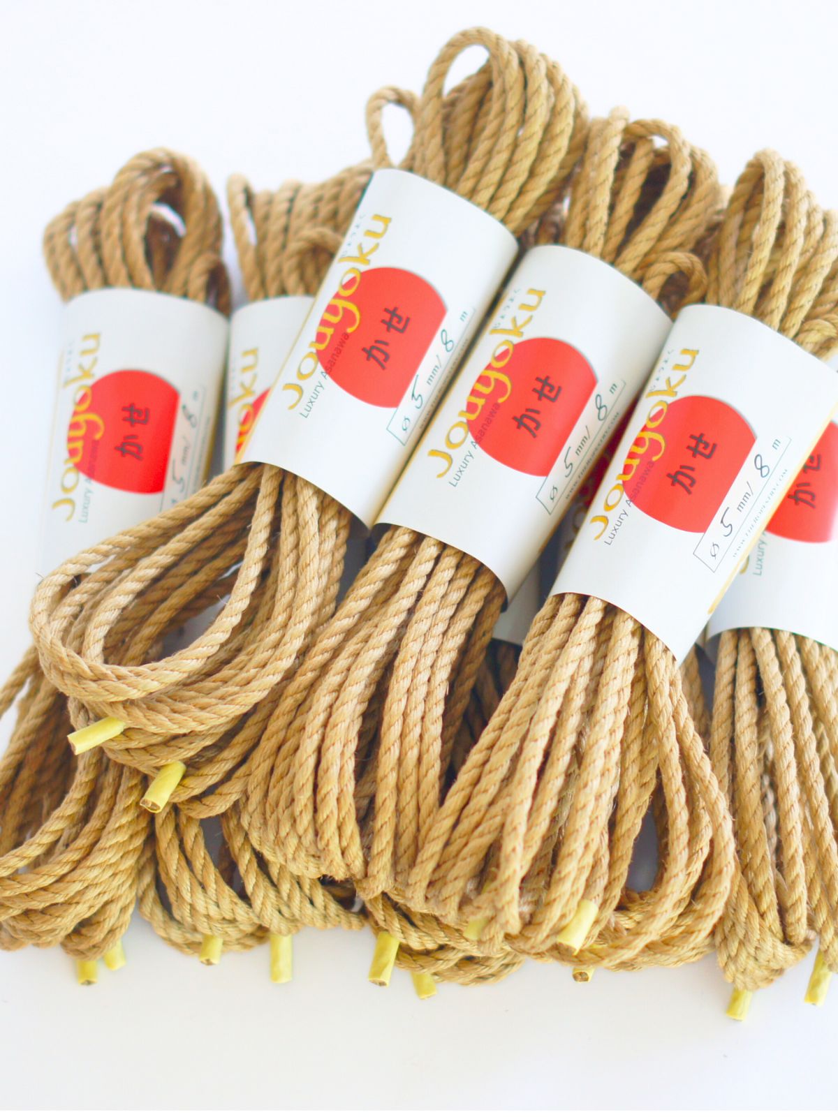 ø 5mm JOUYOKU ready-to-use jute rope for Shibari, Kinbaku bondage, various lengths and sets