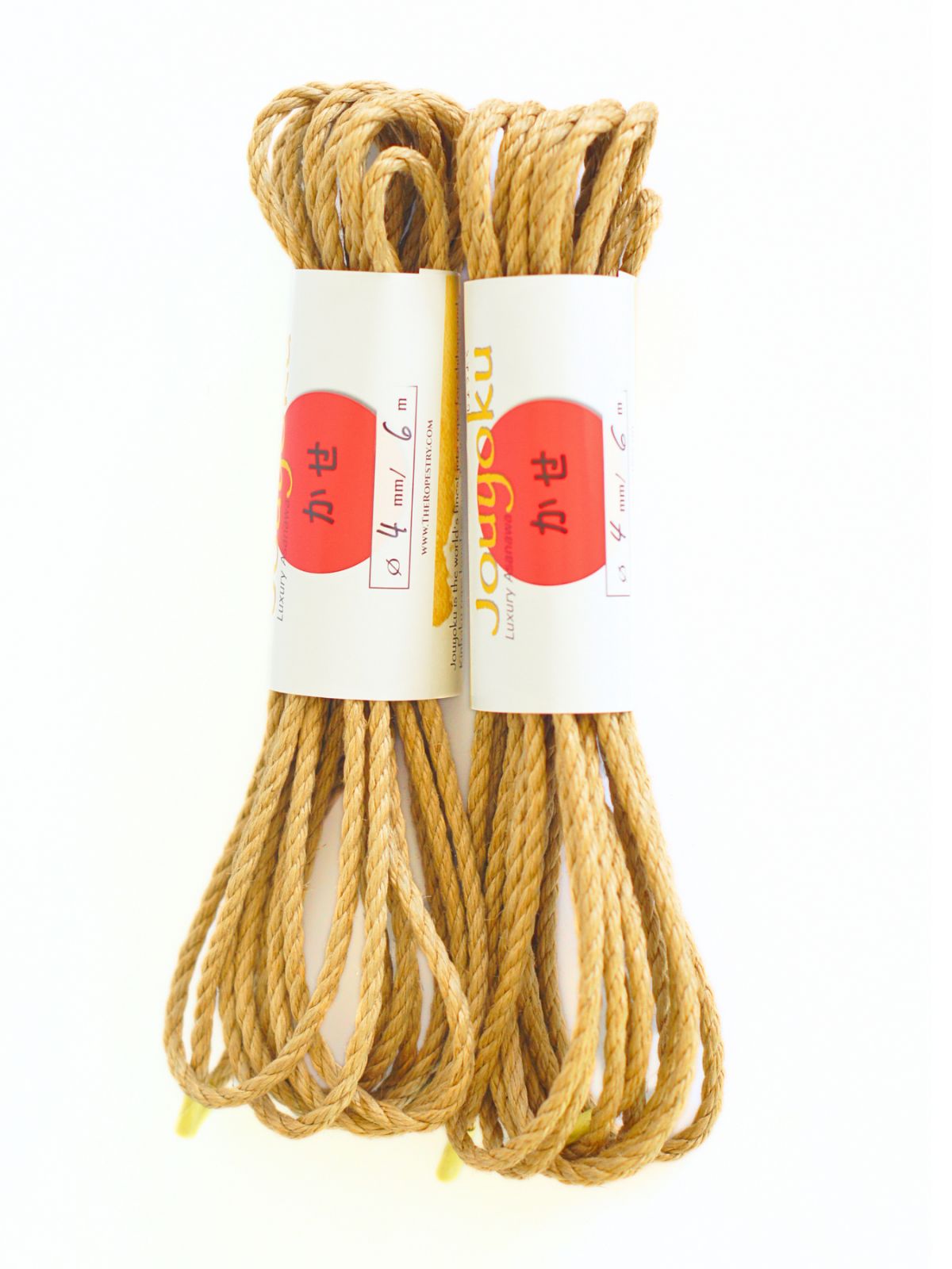 ø 4mm JOUYOKU ready-to-use jute rope for Shibari, Kinbaku bondage, various lengths and sets ø 4mm JOUYOKU ready-to-use jute rope for Shibari, Kinbaku bondage, various lengths and sets