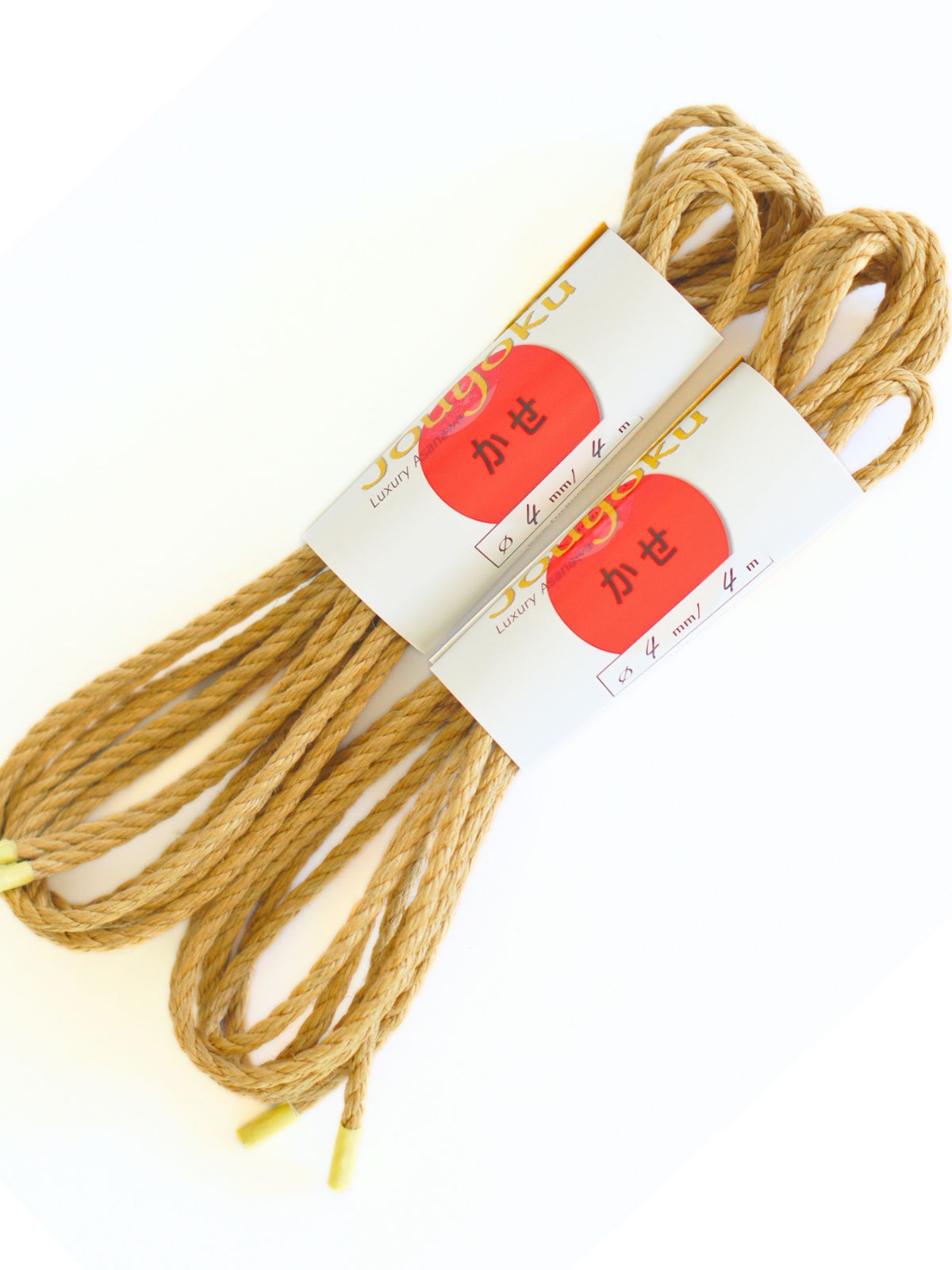 ø 4mm JOUYOKU ready-to-use jute rope for Shibari, Kinbaku bondage, various lengths and sets