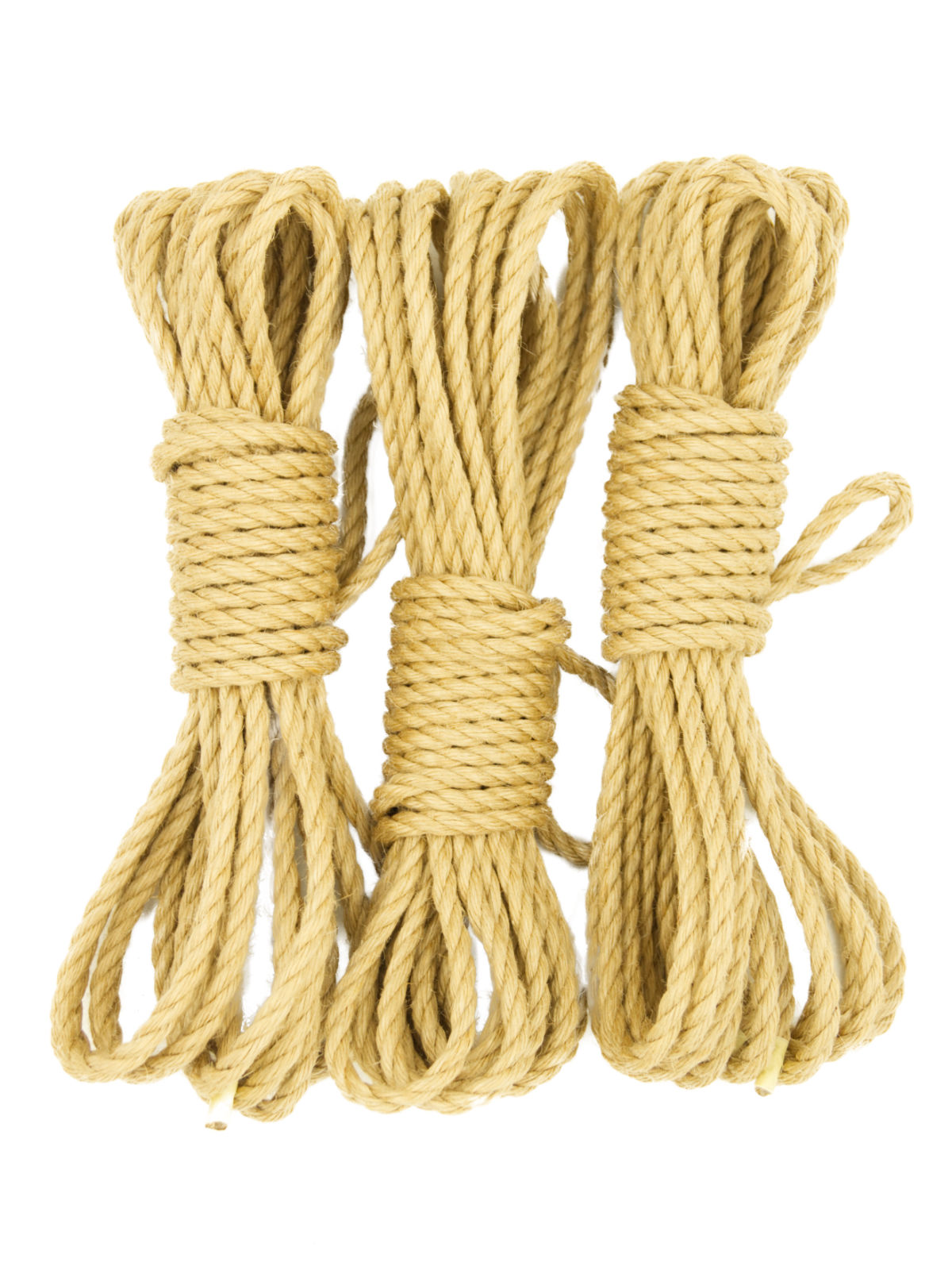 ø 5.5mm RAW Jouyoku jute rope for Shibari, Kinbaku bondage, various lengths