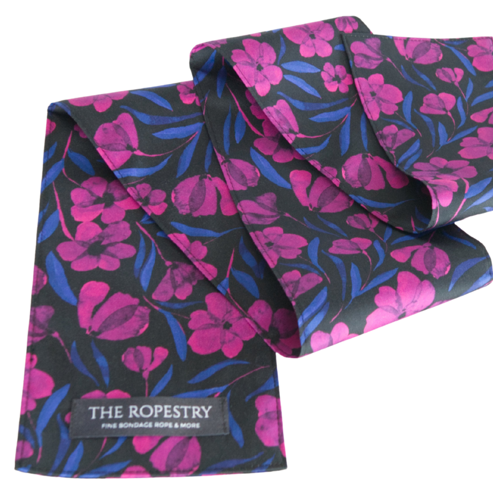 Soft Cotton Satin Blindfold – 3-Ply Sleep Mask & Bondage Restraint – Multi-use Tie, Shibari Accessoire